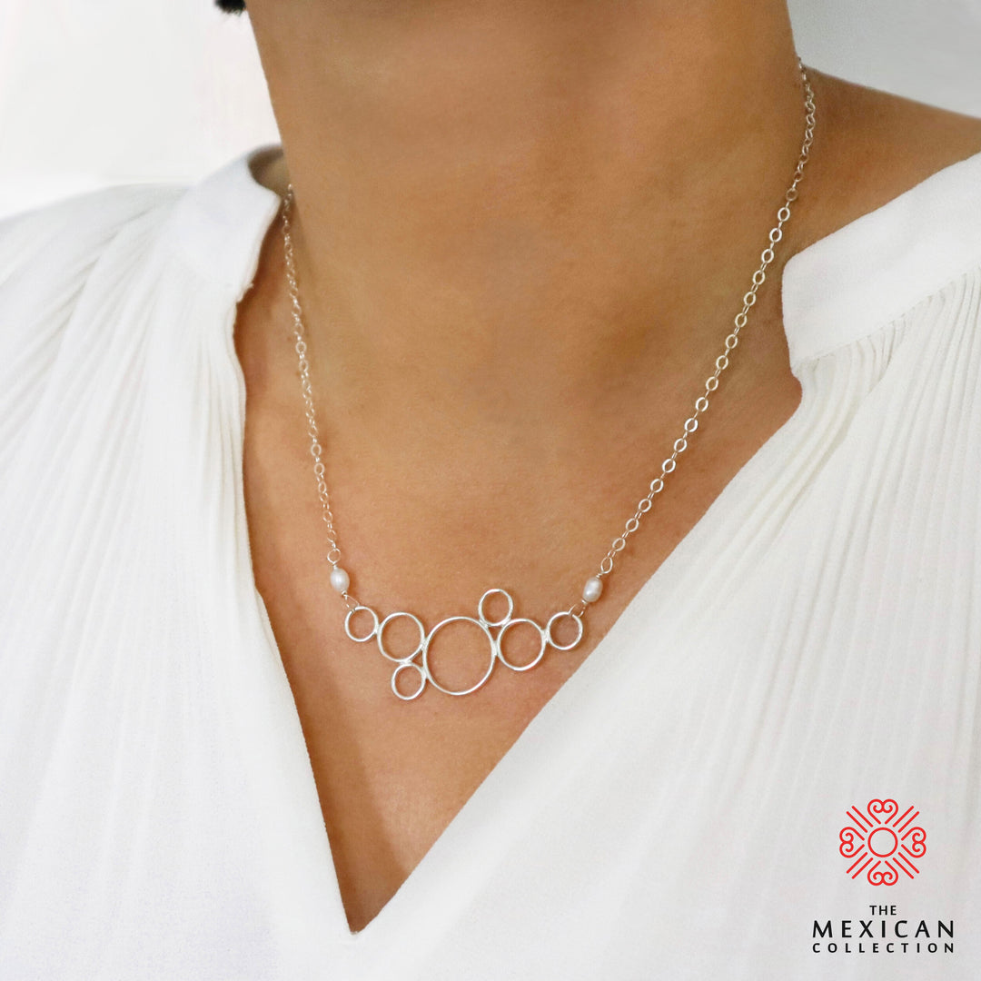 Silver Bubble Necklace