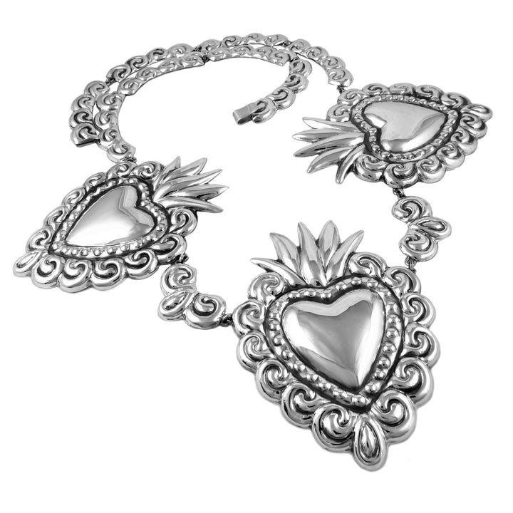 Love Heart Milagro 925 Sterling Silver Maria Belen Necklace