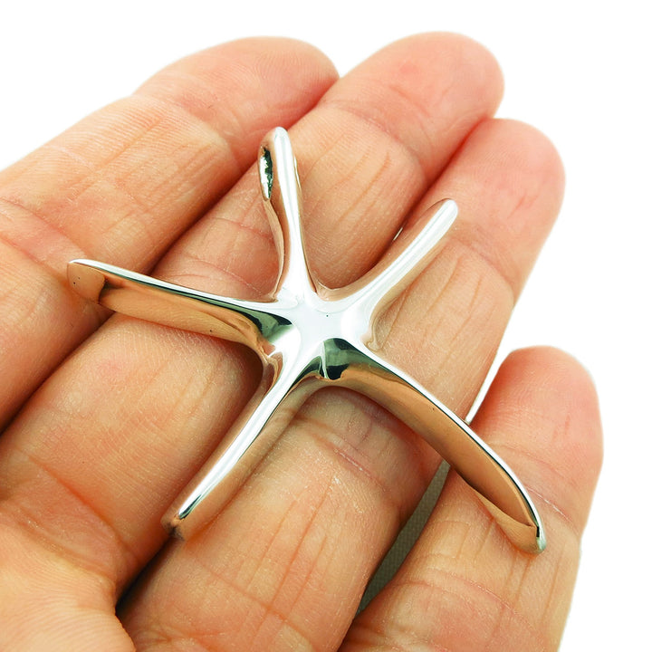 Sterling Silver Starfish Pendant Necklace