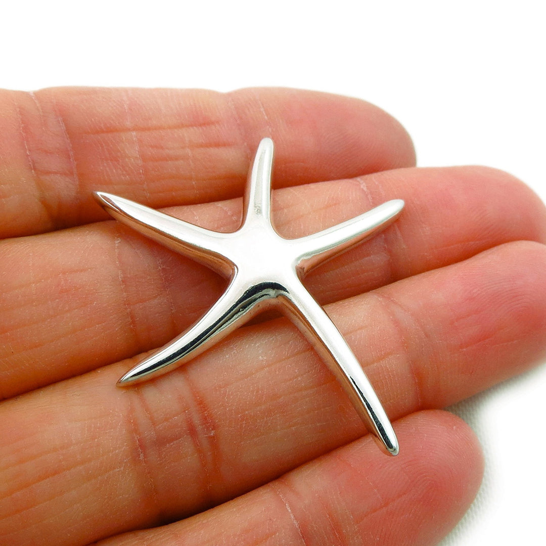 Starfish 925 Sterling Silver Pendant Necklace