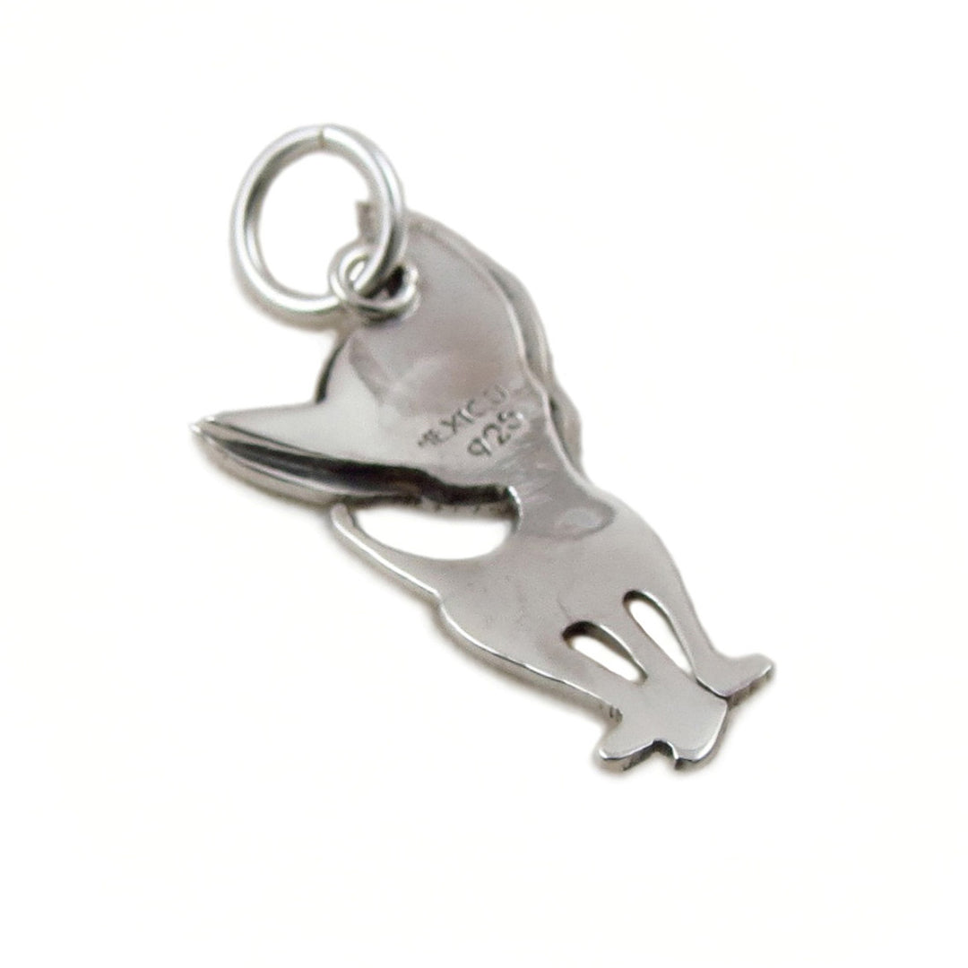 Chihuahua Dog Sterling Silver Animal Pendant