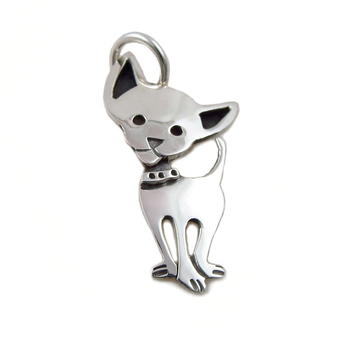 Chihuahua Dog Sterling Silver Animal Pendant The Mexican Collection