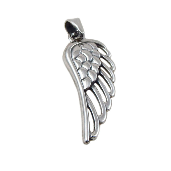 Angel Wing 925 Sterling Silver Drop Pendant