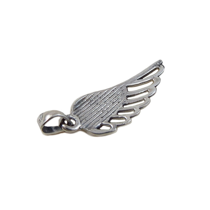 Angel Wing 925 Sterling Silver Drop Pendant