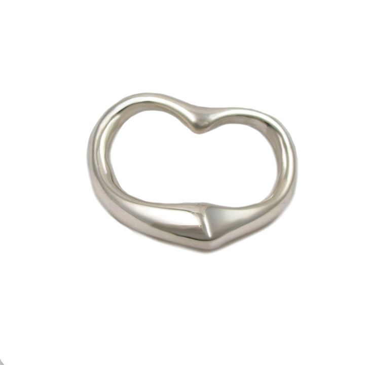 Open Heart Sterling Silver Pendant