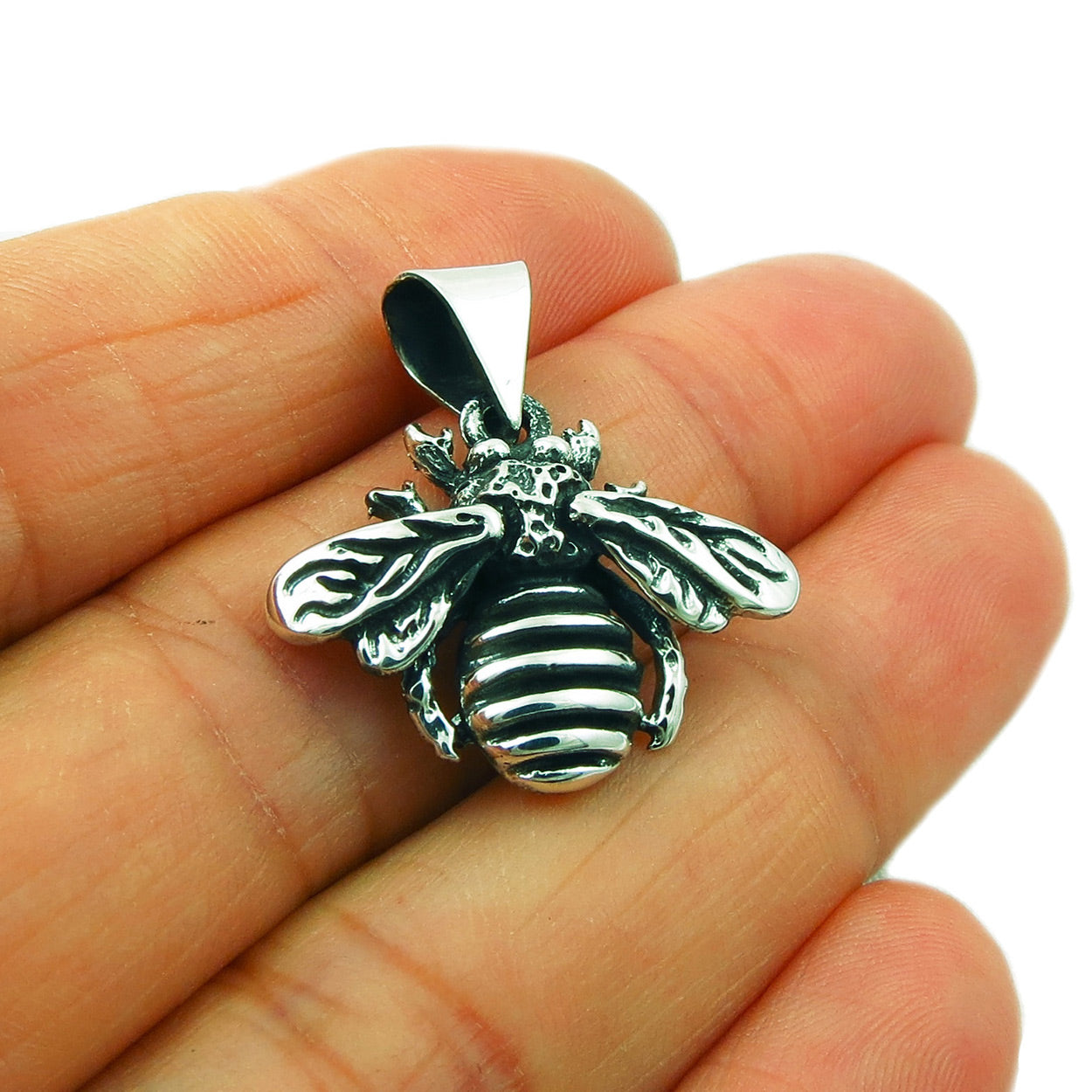 Wenini Bee Necklace Sterling Silver Love Bee Pendant India | Ubuy