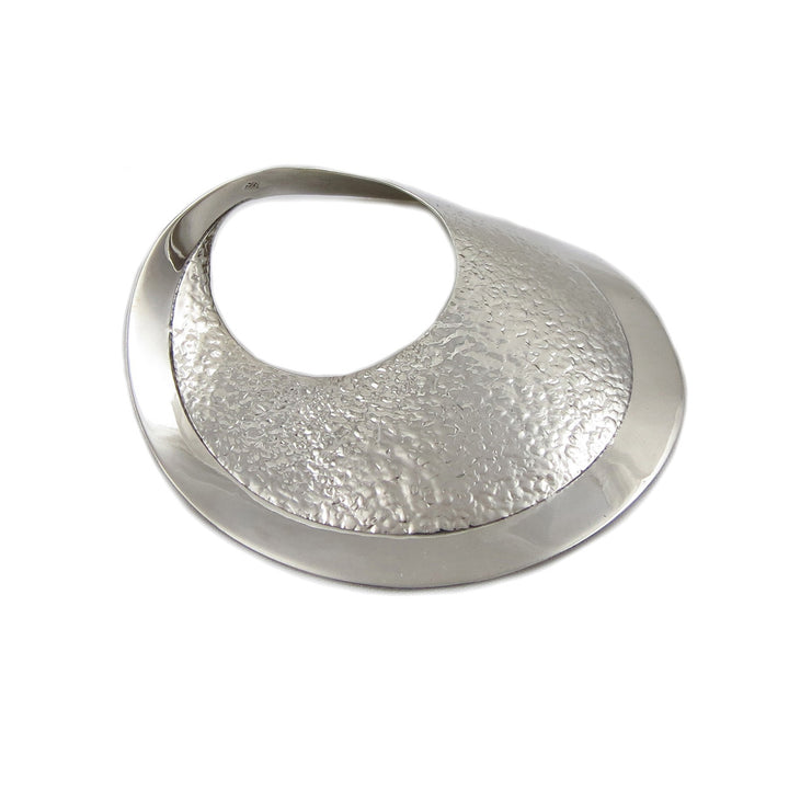 Sterling Silver Mobius Strip Circle Pendant