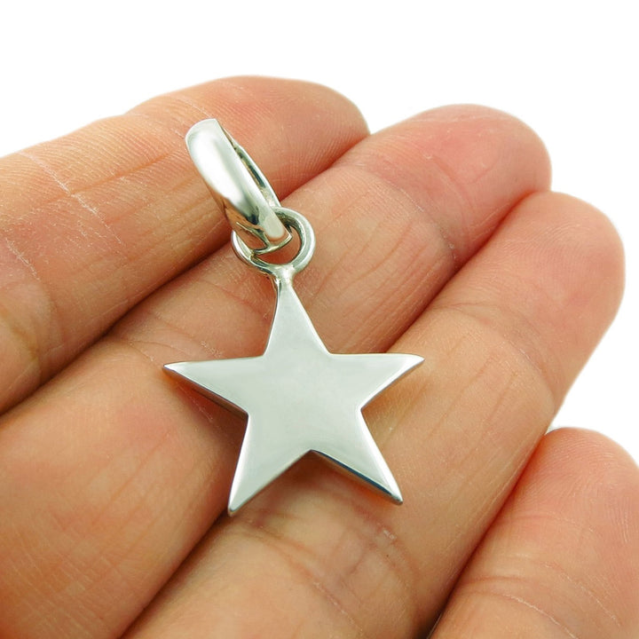 Celestial Star 925 Sterling Silver Pendant Necklace