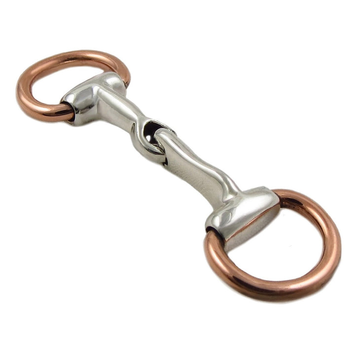 Horsebit Snaffle 925 Sterling Silver and Copper Pendant