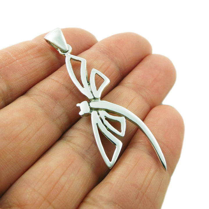 Sterling Silver Dragonfly Pendant