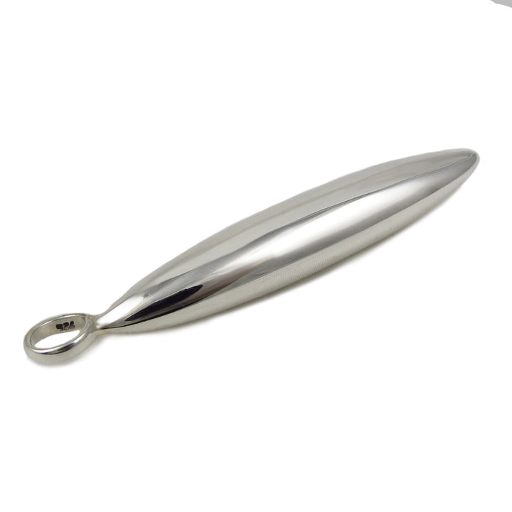 Long Sterling Silver Stick Drop Pendant Necklace