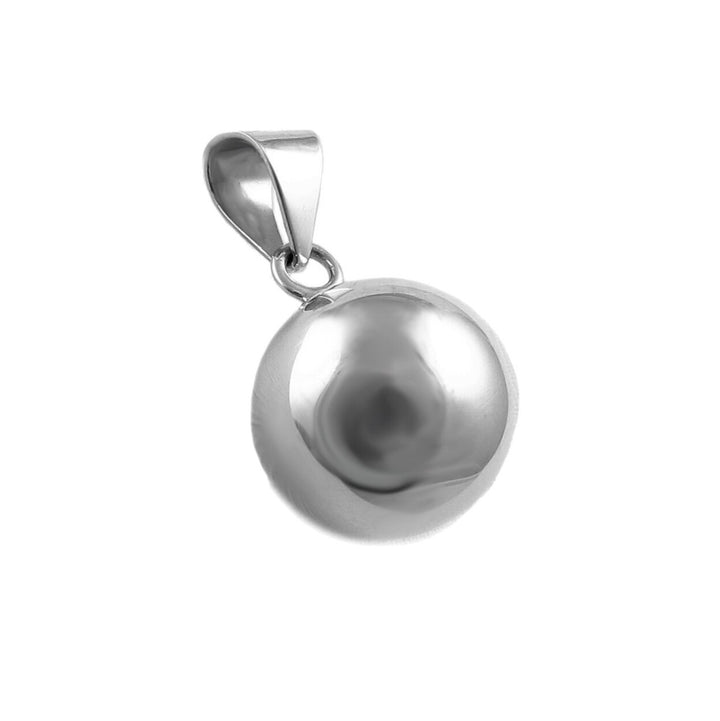 Hallmarked Sterling 925 Silver Ball Bead Bola Chime Pendant