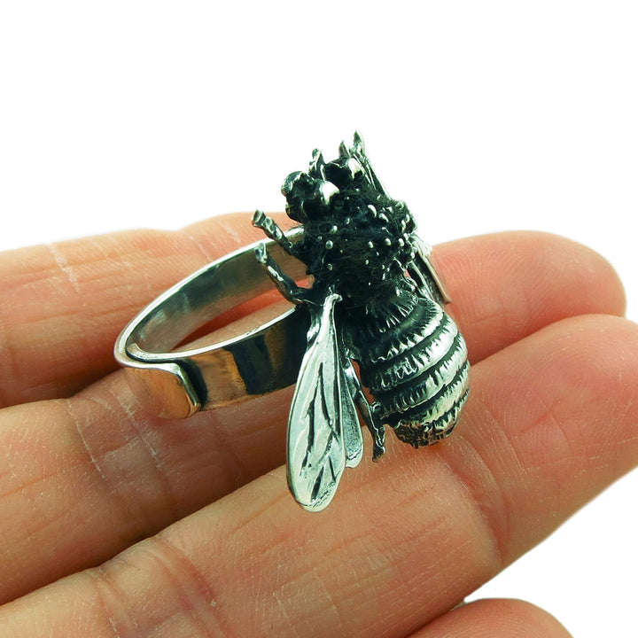 Sterling Silver Bee Ring for Women