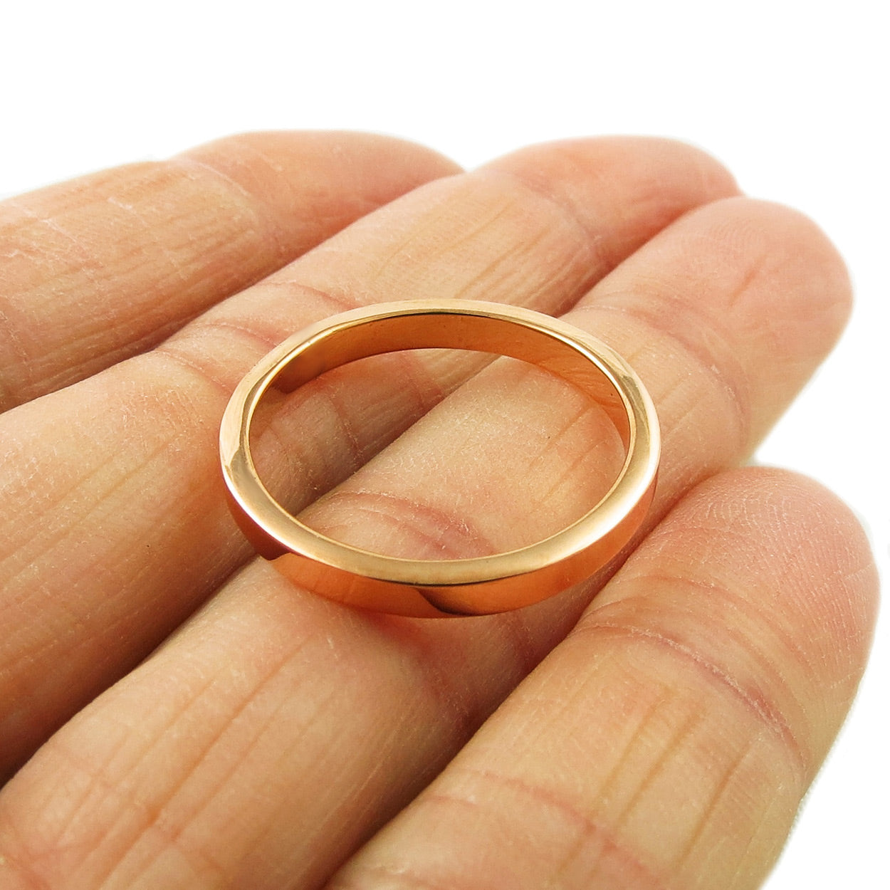 Solid copper sale ring