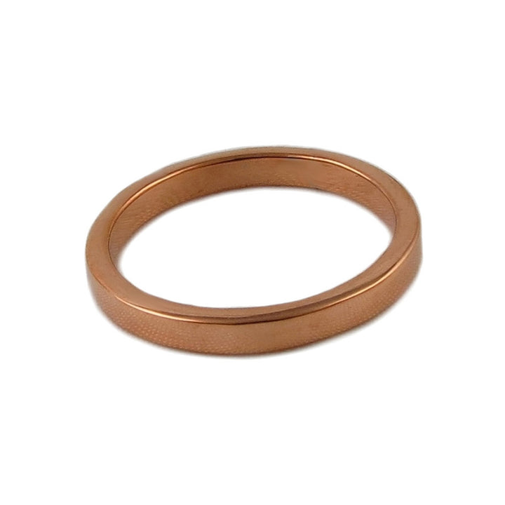 Solid Polished Copper Ring in a Gift Box