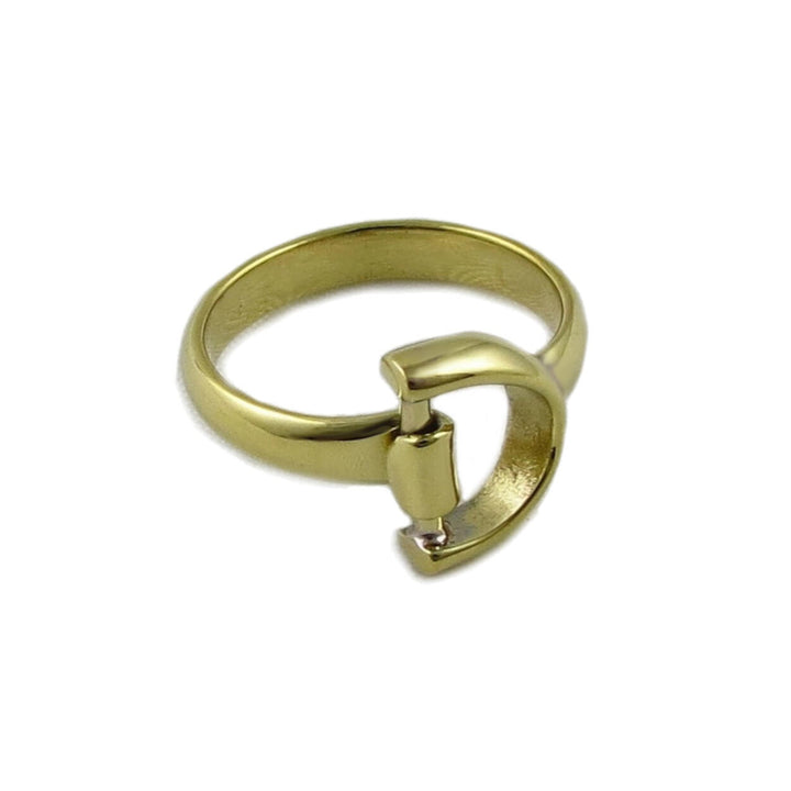 Horse Stirrup Brass Equestrian Design Ring