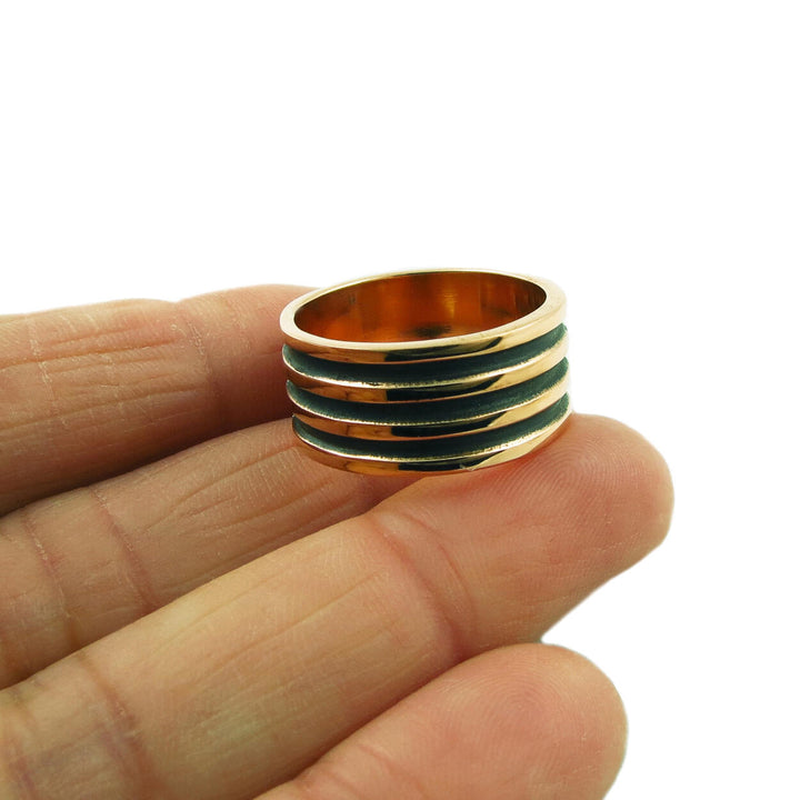 Solid Copper Band Ring