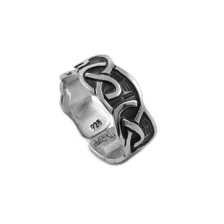 Celtic Knot Maria Belen Design Sterling 925 Silver Ring