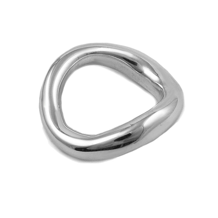 Chunky Sterling Silver Thick Curved Ring